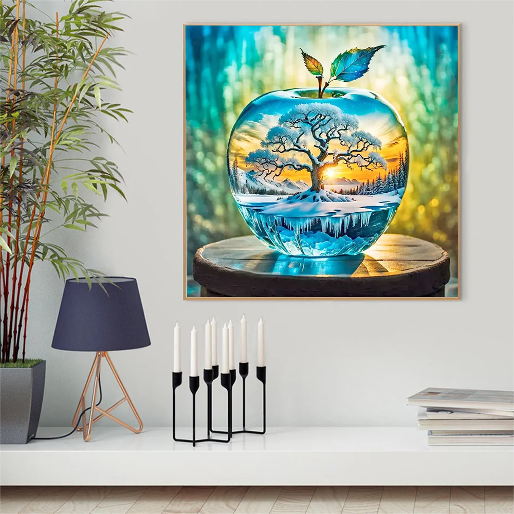 5D Apple Diamond Mosaic Home Decor