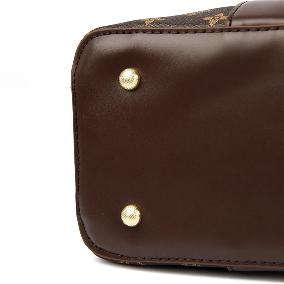 Fashion Print Large Capacity Soft Leather Luxury Handbag