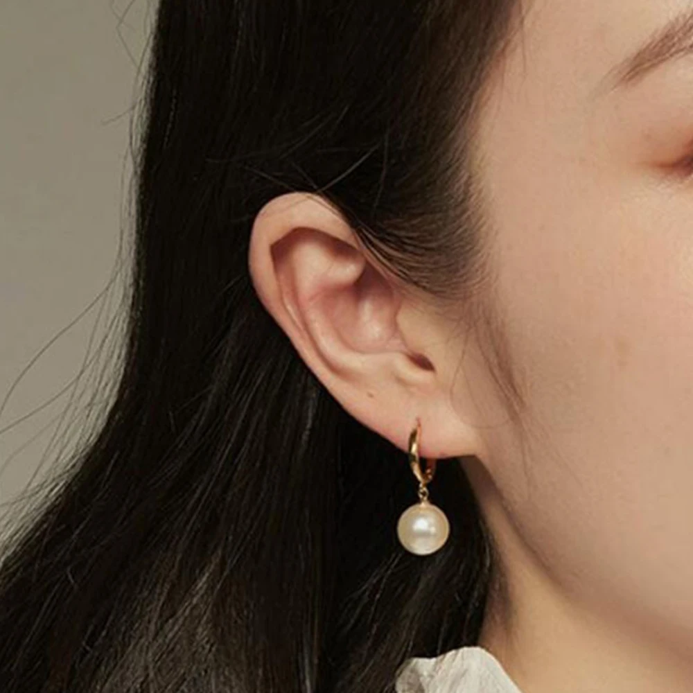 Soulmate Pearl Earing Gold Earrings for Women