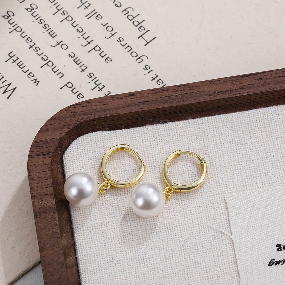 Soulmate Pearl Earing Gold Earrings for Women
