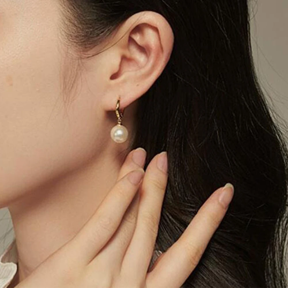 Soulmate Pearl Earing Gold Earrings for Women