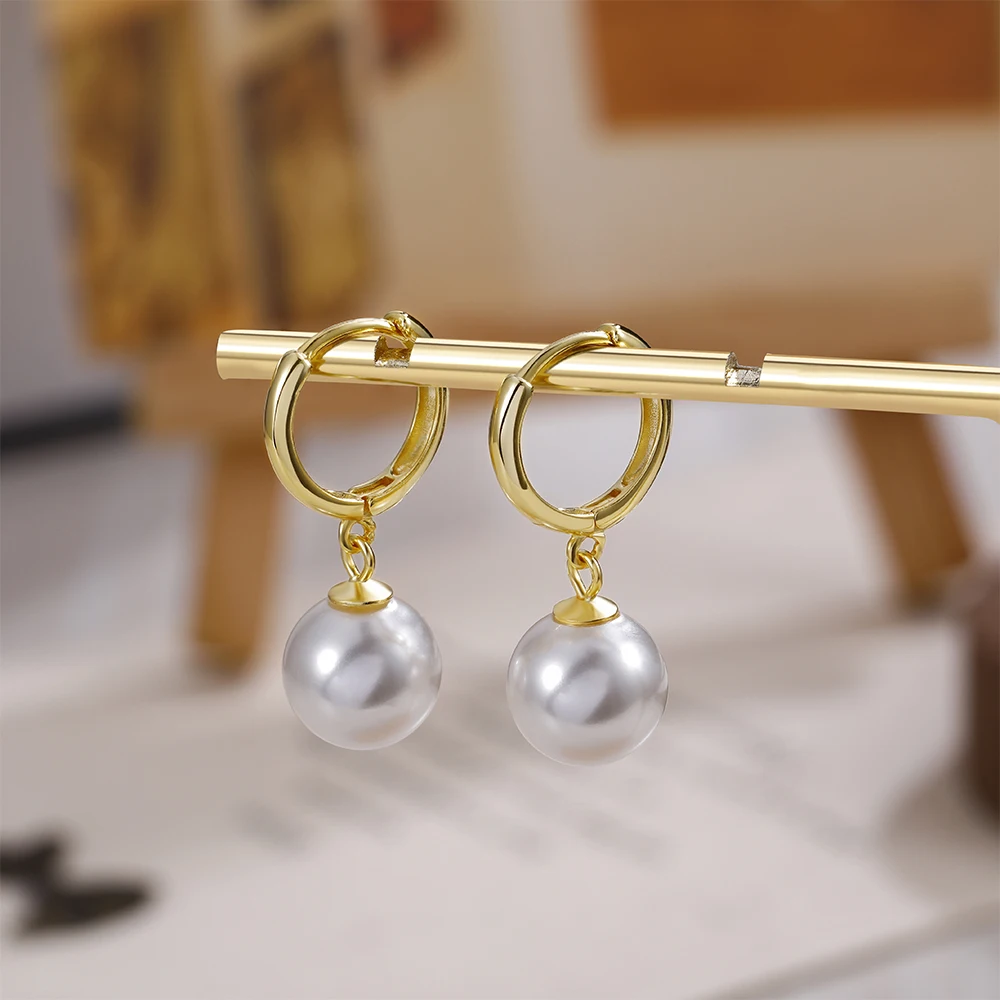 Soulmate Pearl Earing Gold Earrings for Women