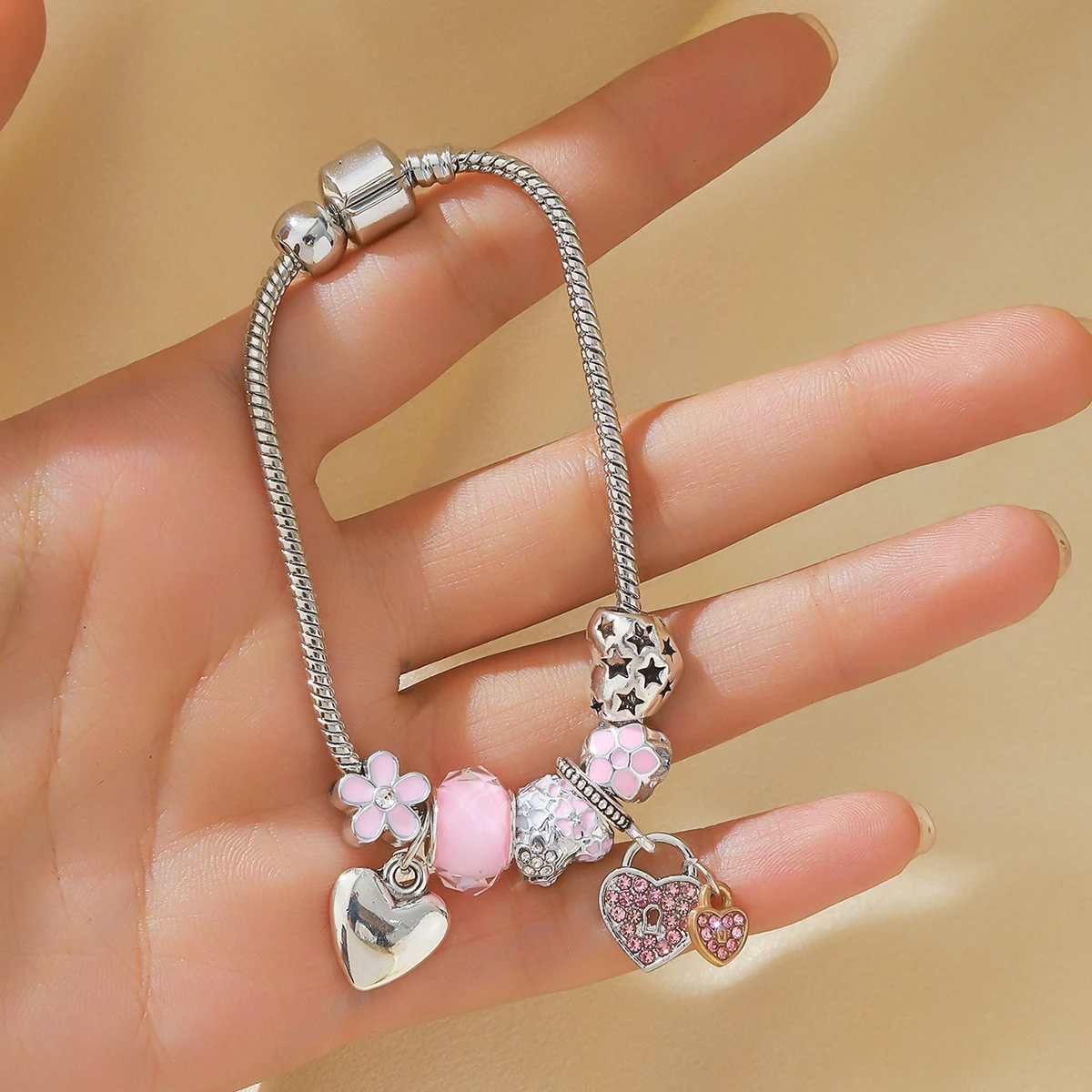 1PC Women Fashion Beaded Bracelet Jewelry