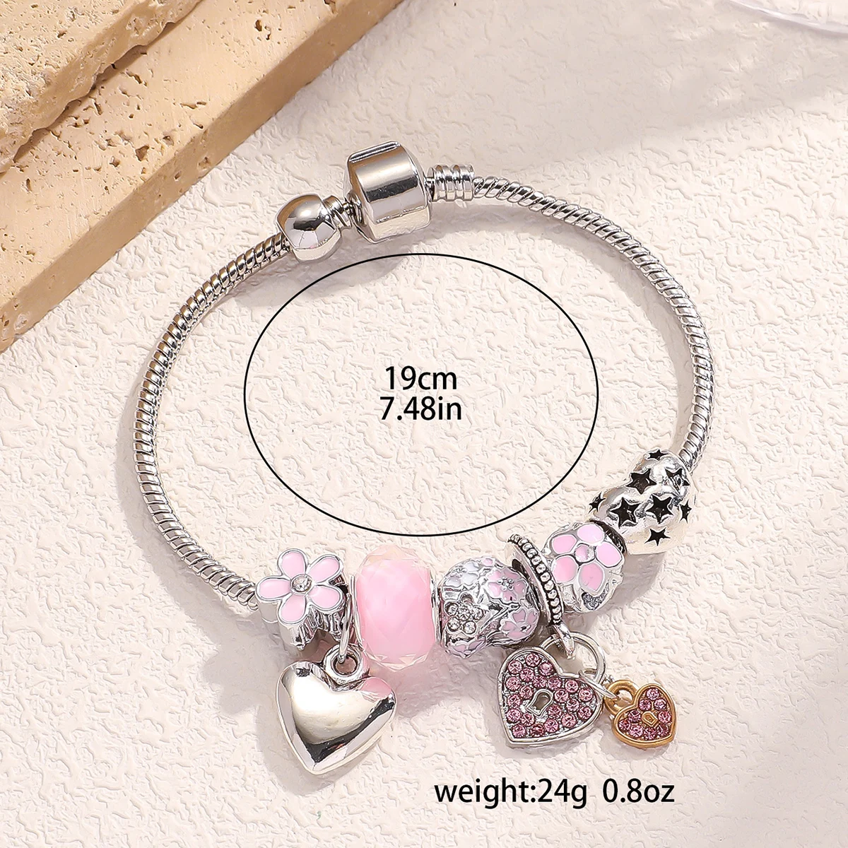 1PC Women Fashion Beaded Bracelet Jewelry