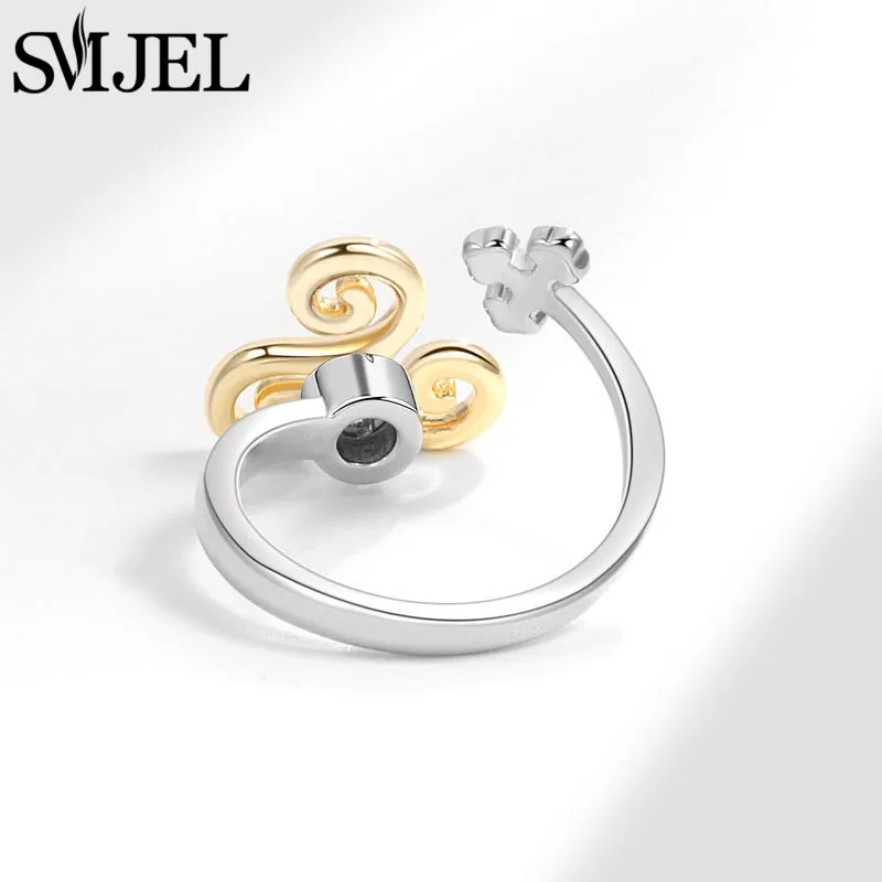 Sunflower Fidget Spinner Rings for Women