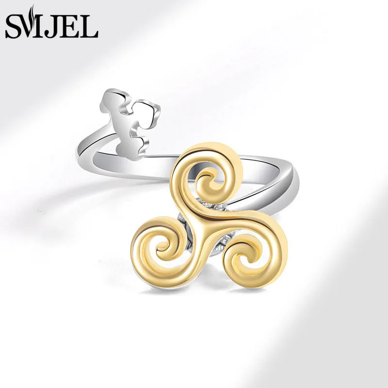 Sunflower Fidget Spinner Rings for Women