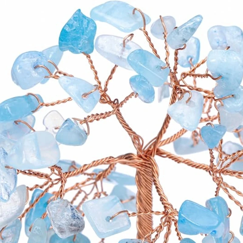 Mini Crystal Yoga Feng Shui Trees Home Decor