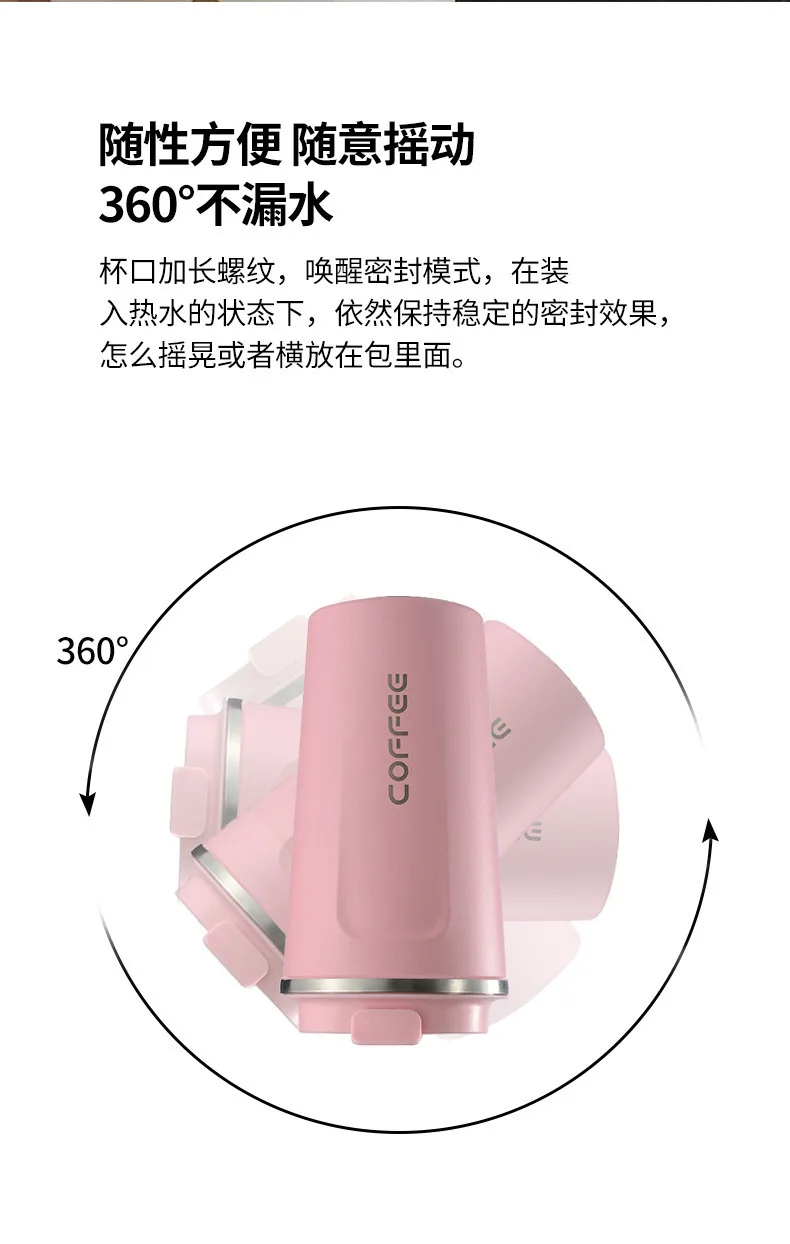 Stainless Steel 380/510ml Temperature Display Coffee Mug