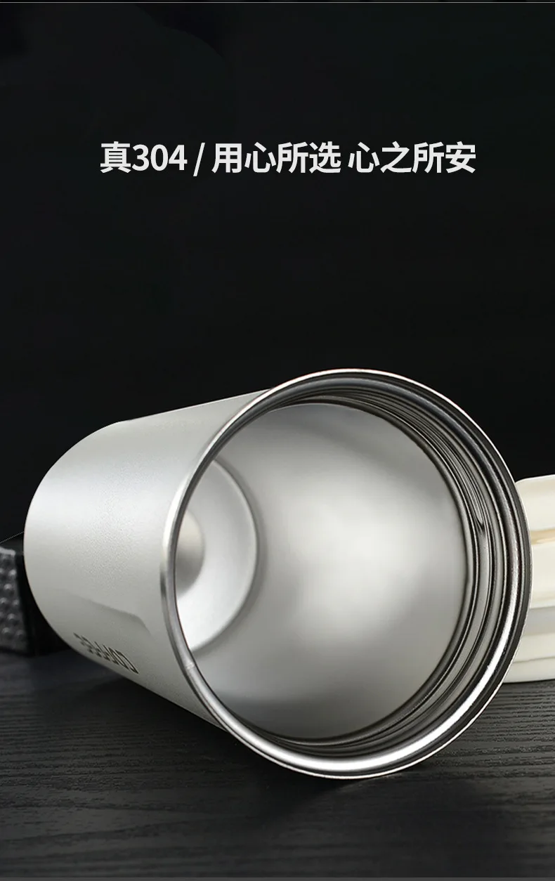 Stainless Steel 380/510ml Temperature Display Coffee Mug