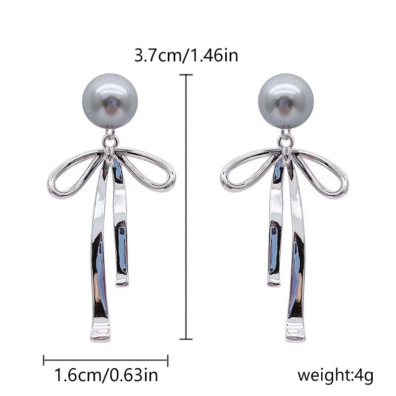 Elegant Red Zircon Butterfly Drop Earrings for Women