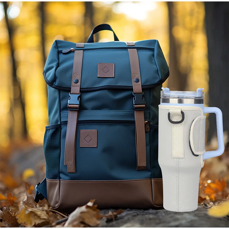 40oz Water Bottle with Carrier Bag Pouch Cover For Thermos