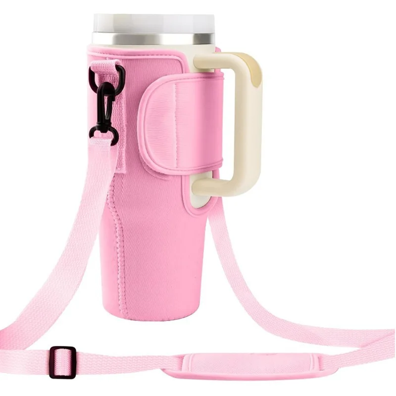 40oz Water Bottle with Carrier Bag Pouch Cover For Thermos