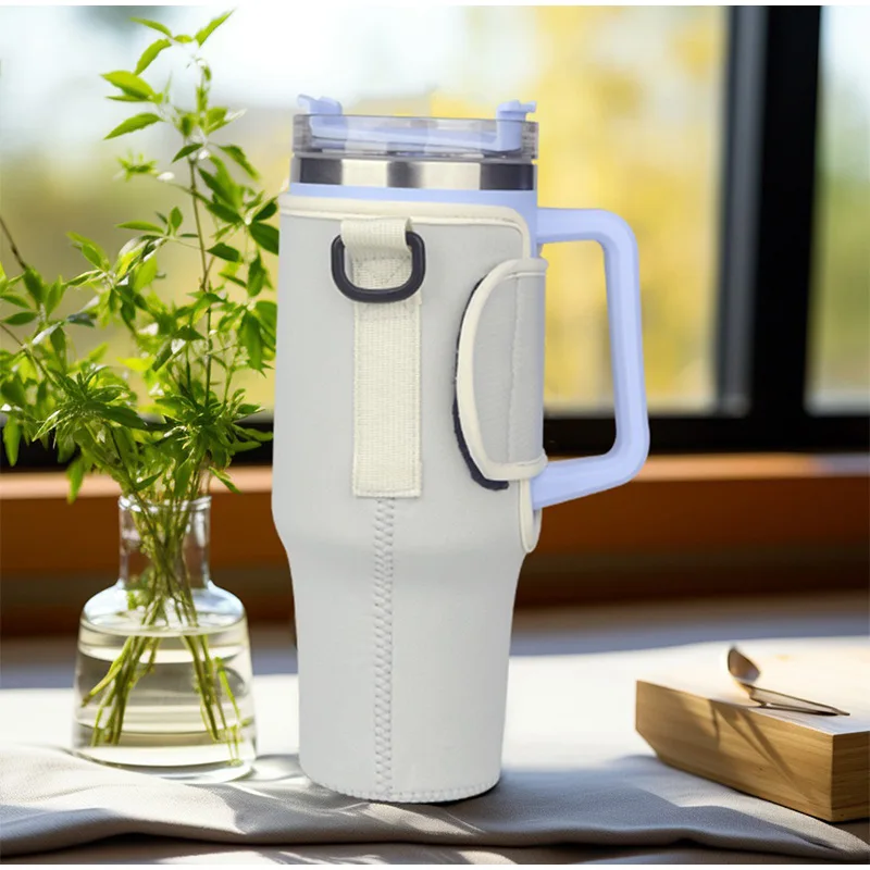 40oz Water Bottle with Carrier Bag Pouch Cover For Thermos