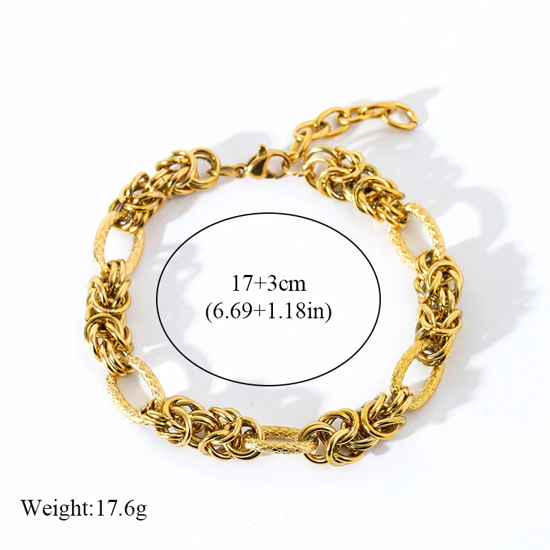 Stainless Steel Twisted Bracelet Bangles For Women