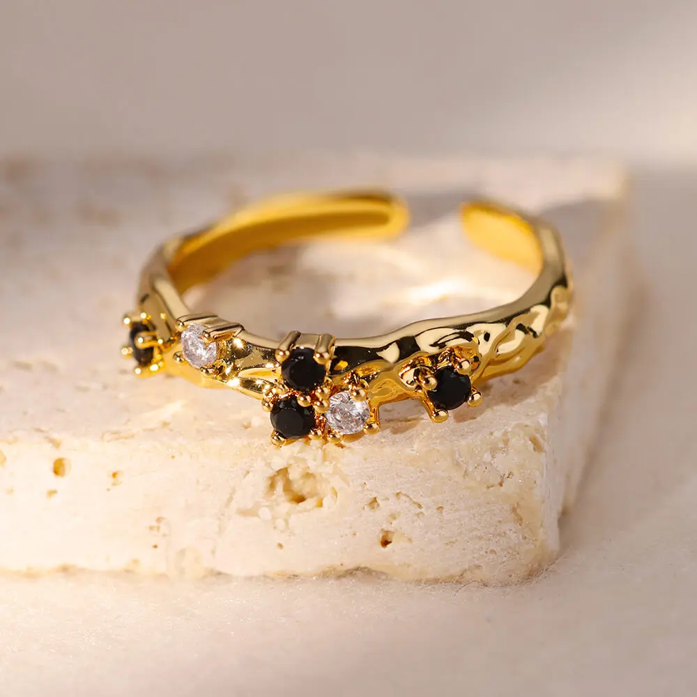 Gold Color Stainless Steel Rings for Women Gold Color Stainless Steel Rings for Women