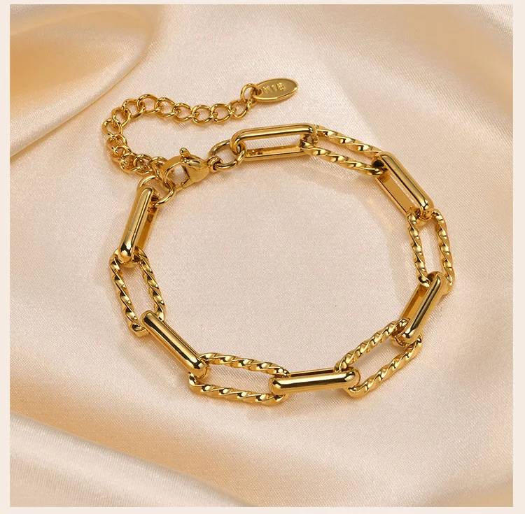 Stainless Steel Chain Bracelet for Women