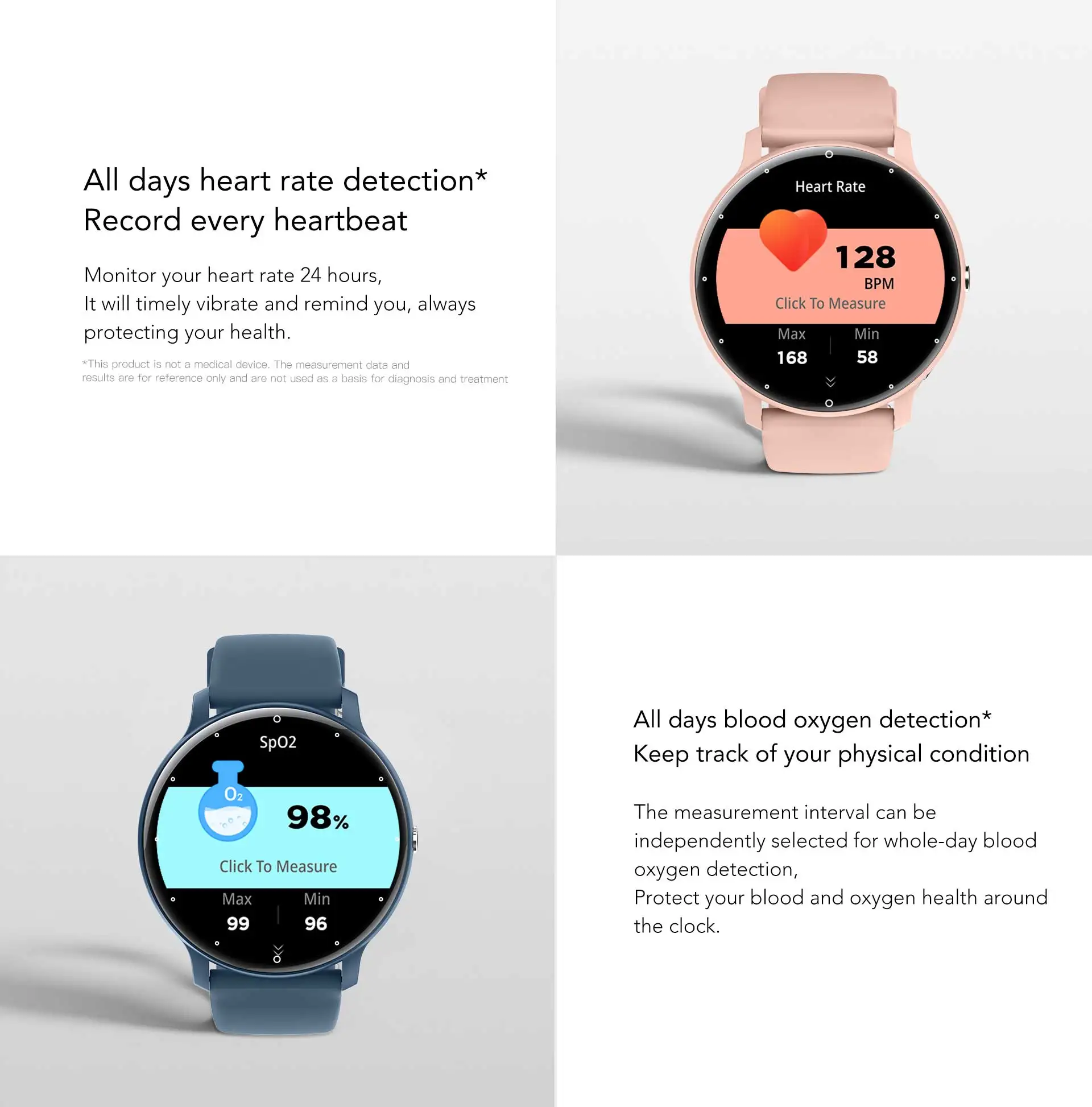 Bluetooth Call 24H Heart Rate Monitor IP67 Sports Fitness Waterproof Smart Watch