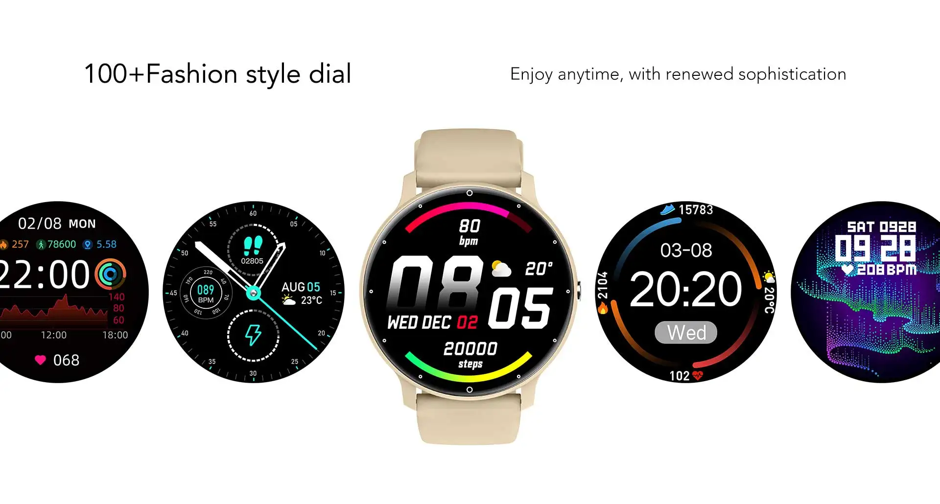 Bluetooth Call 24H Heart Rate Monitor IP67 Sports Fitness Waterproof Smart Watch