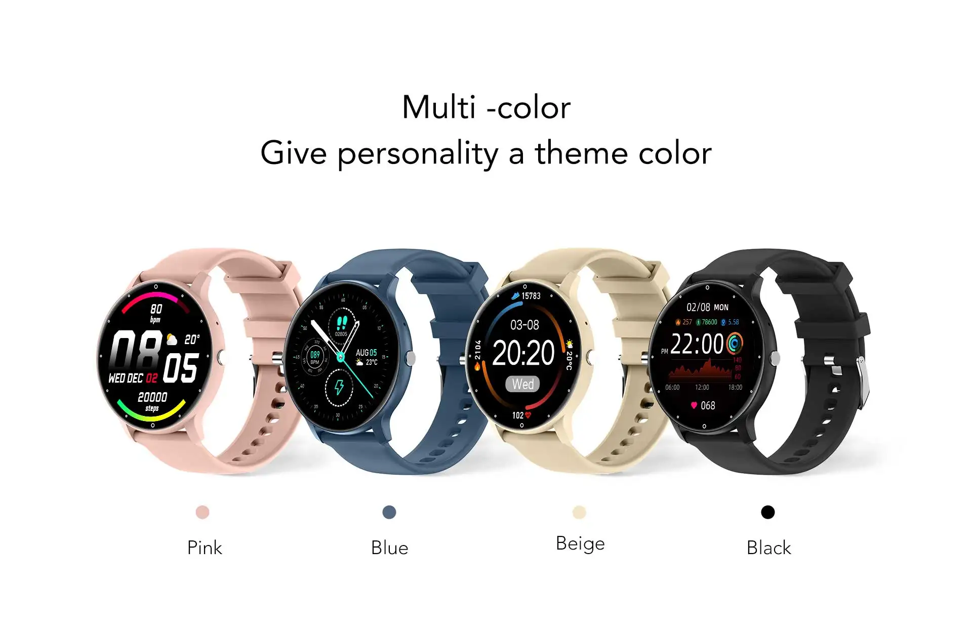 Bluetooth Call 24H Heart Rate Monitor IP67 Sports Fitness Waterproof Smart Watch