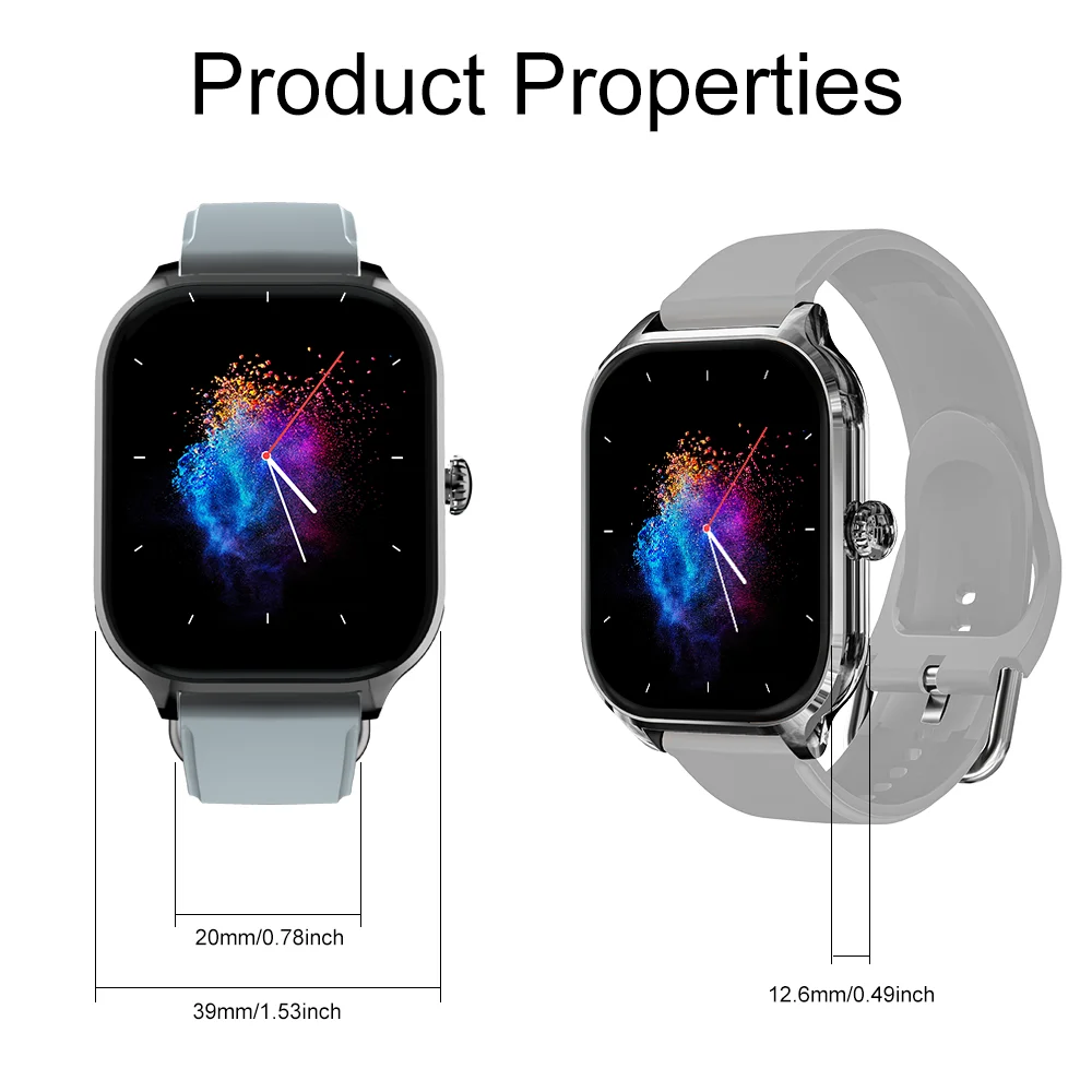 LAXASFIT H9 and H6 Heart Rate Blood Oxygen Monitoring Bluetooth Smart Watch
