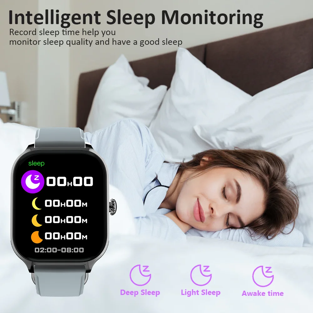 LAXASFIT H9 and H6 Heart Rate Blood Oxygen Monitoring Bluetooth Smart Watch