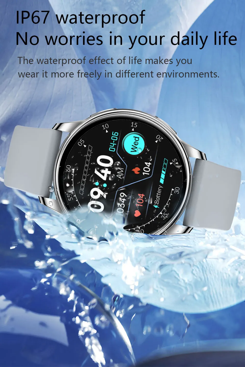 MEVADEN Bluetooth Call Sport Fitness Tracker Heart Rate Smartwatch
