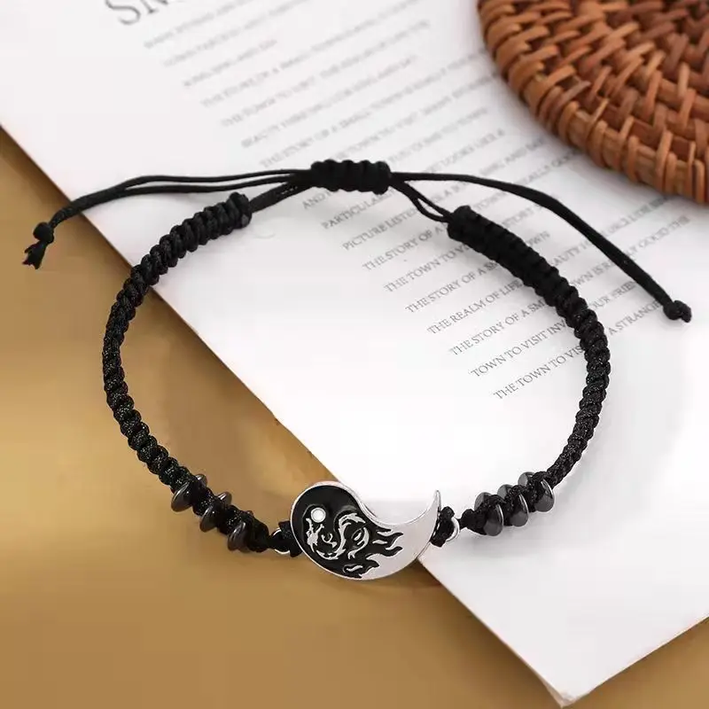 Fashion Dragon Figure Yin Yang Bracelet for women