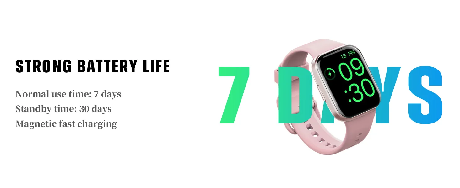 1.69'' Touch Fitness Tracker Watch for Men Women