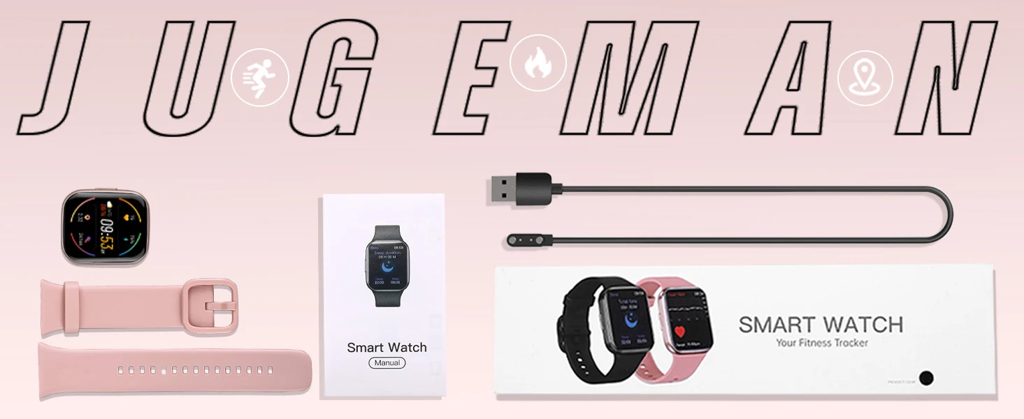 1.69'' Touch Fitness Tracker Watch for Men Women