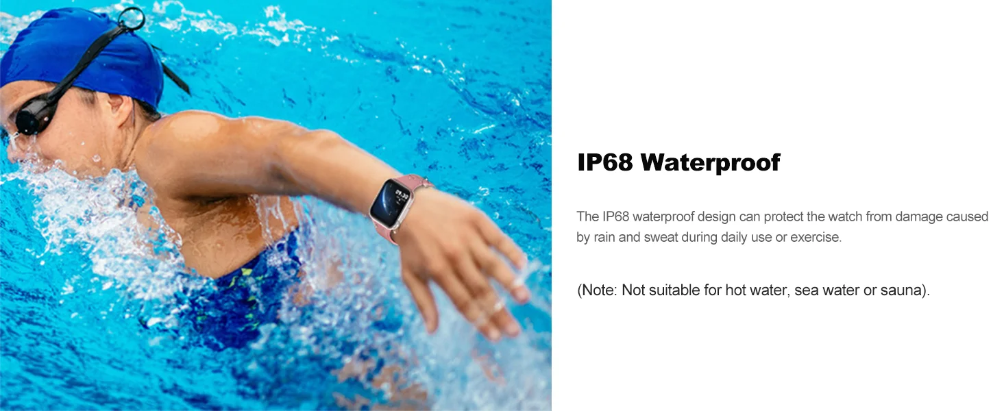 1.69'' Touch Fitness Tracker Watch for Men Women