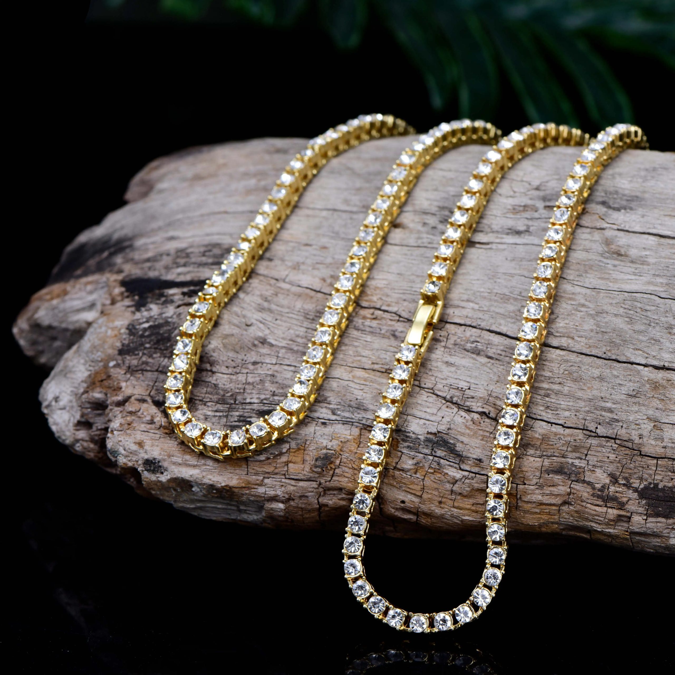 Classical 4MM Tennis Chain Iced Out Bracelet Necklace Men Classical 4MM Tennis Chain Iced Out Bracelet Necklace Men