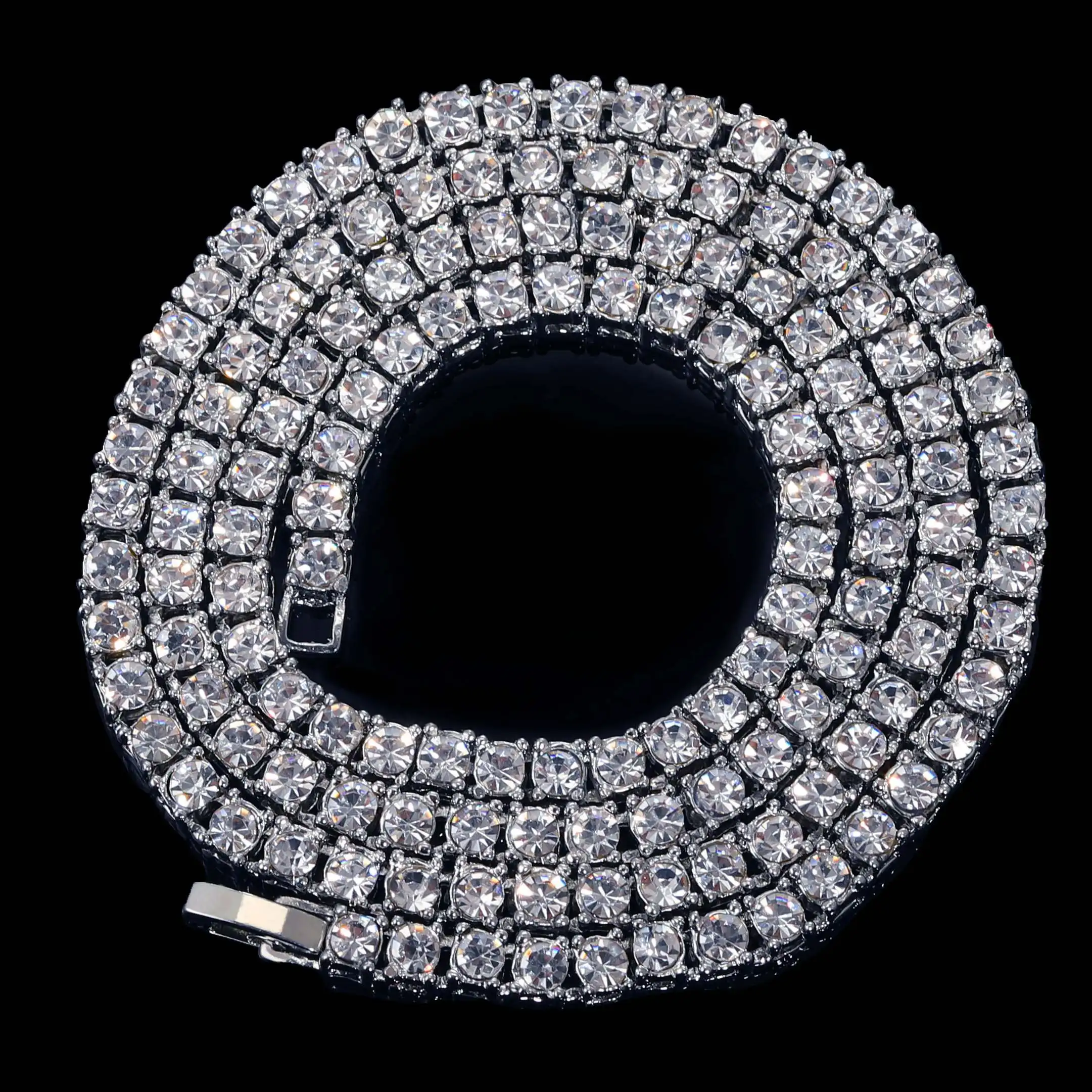 Classical 4MM Tennis Chain Iced Out Bracelet Necklace Men Classical 4MM Tennis Chain Iced Out Bracelet Necklace Men