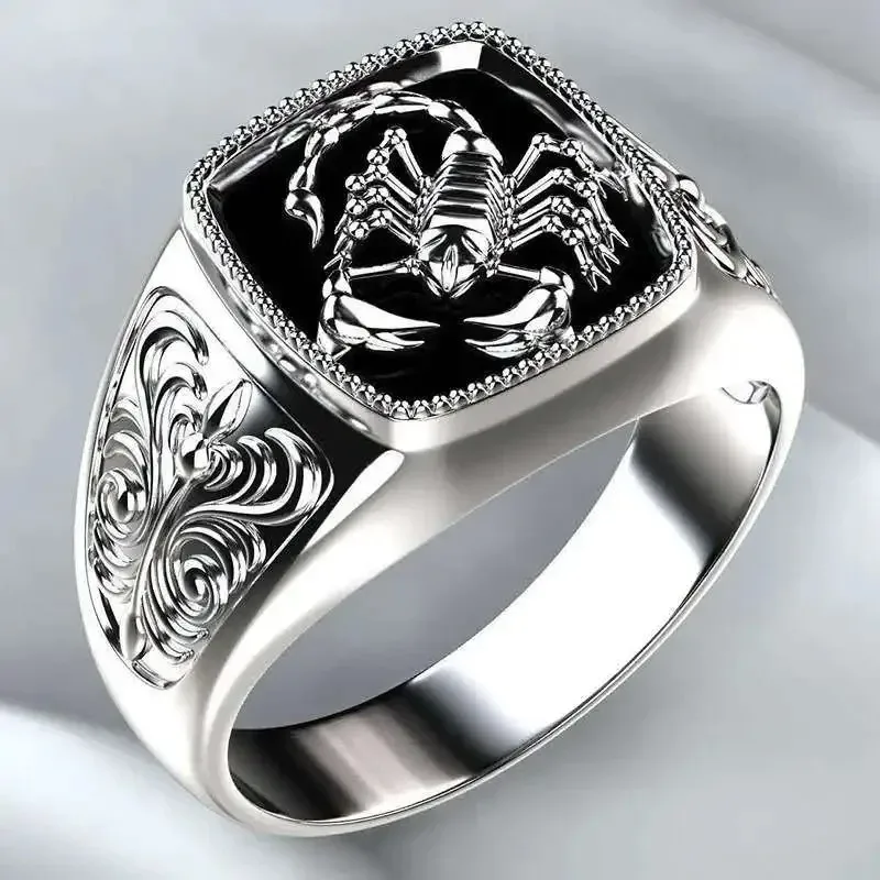 Huitan Viking Nordic Mythology Giant Wolf Men Ring Huitan Viking Nordic Mythology Giant Wolf Men Ring