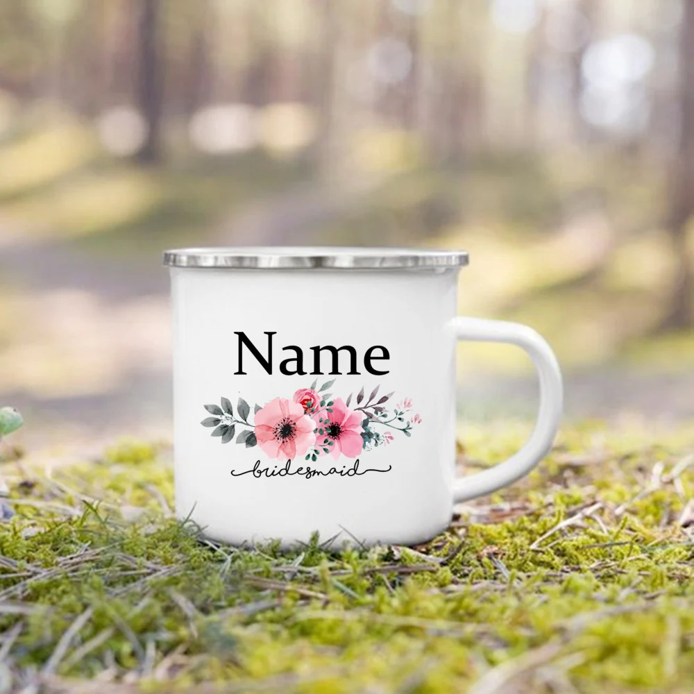 Personalized Maid of Honor Mug Initial Name Cup