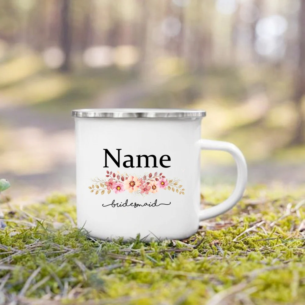 Personalized Maid of Honor Mug Initial Name Cup