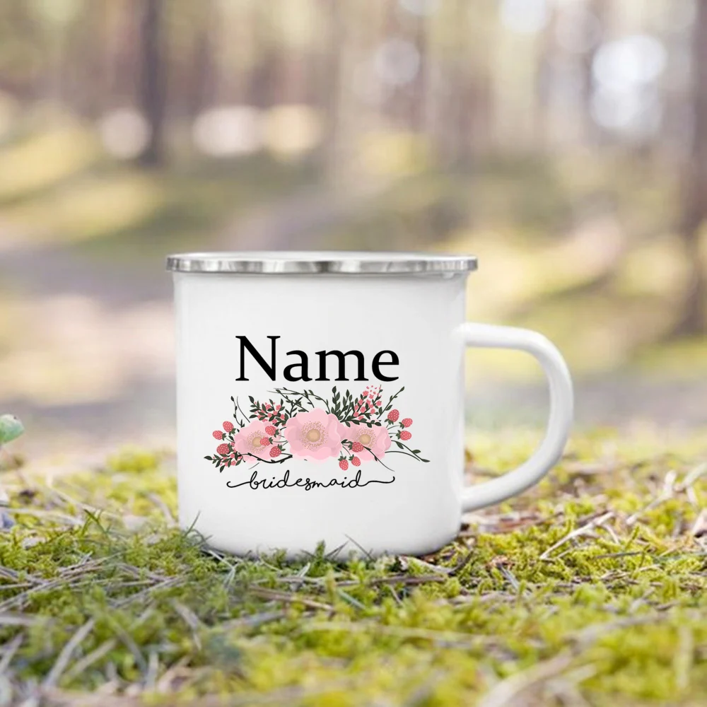 Personalized Maid of Honor Mug Initial Name Cup