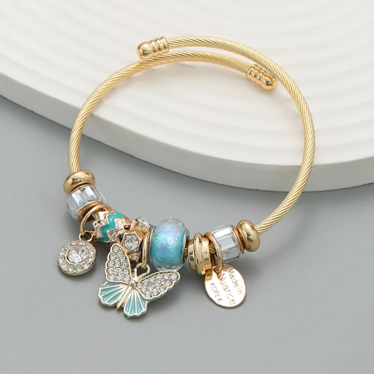 Multi Element Stainless Steel Circle Panjiadora Love Bracelet