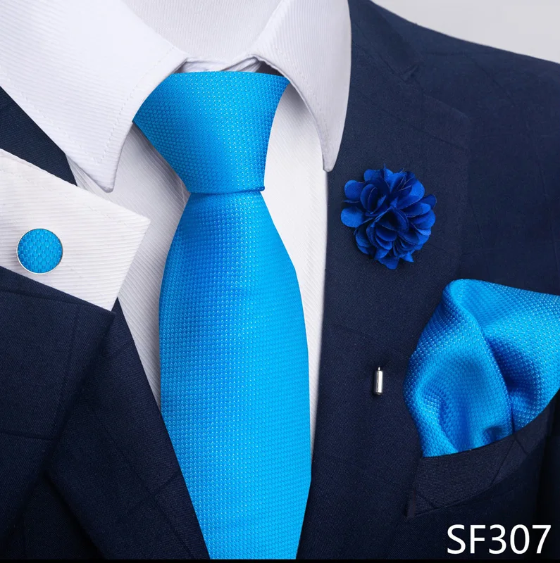 Floral Black Gold NeckTie Pocket Square Cufflinks Brooch Set Floral Black Gold NeckTie Pocket Square Cufflinks Brooch Set