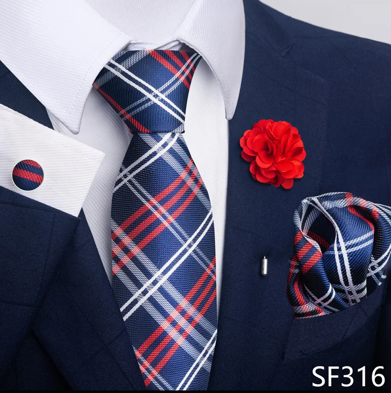 Floral Black Gold NeckTie Pocket Square Cufflinks Brooch Set Floral Black Gold NeckTie Pocket Square Cufflinks Brooch Set