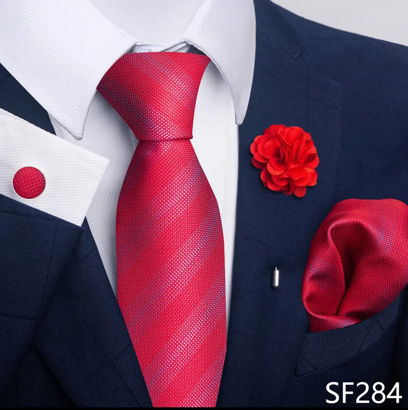 Floral Black Gold NeckTie Pocket Square Cufflinks Brooch Set Floral Black Gold NeckTie Pocket Square Cufflinks Brooch Set