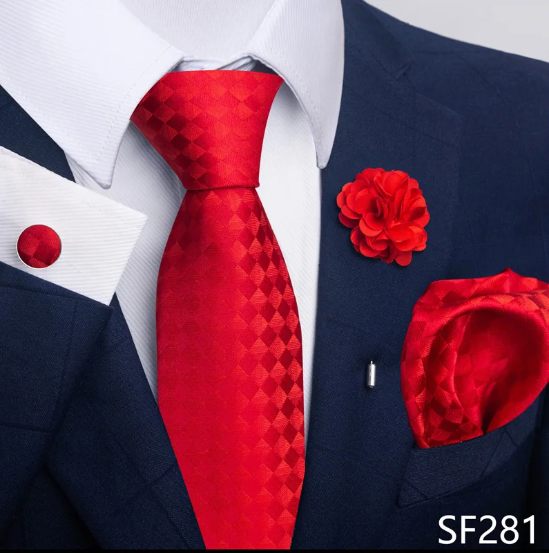 Floral Black Gold NeckTie Pocket Square Cufflinks Brooch Set Floral Black Gold NeckTie Pocket Square Cufflinks Brooch Set