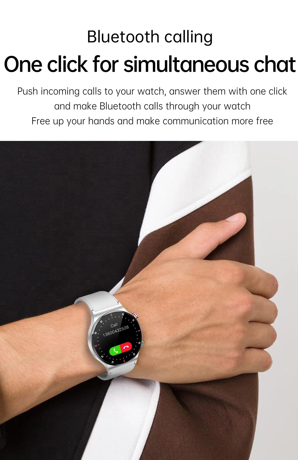 1.43inch Screen Doogee V Max Plus DK10 V31 GT V30T Smart Watch Men