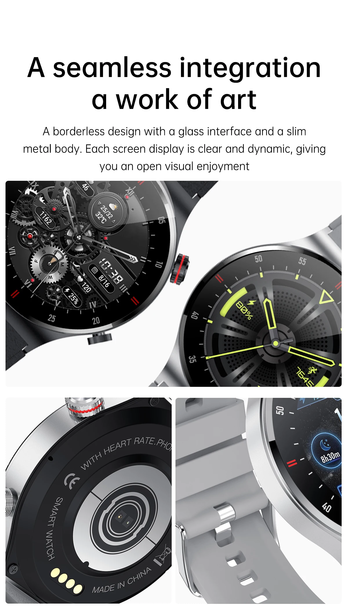 1.43inch Screen Doogee V Max Plus DK10 V31 GT V30T Smart Watch Men