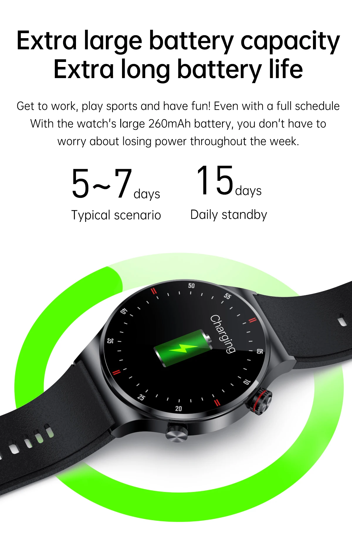 1.43inch Screen Doogee V Max Plus DK10 V31 GT V30T Smart Watch Men