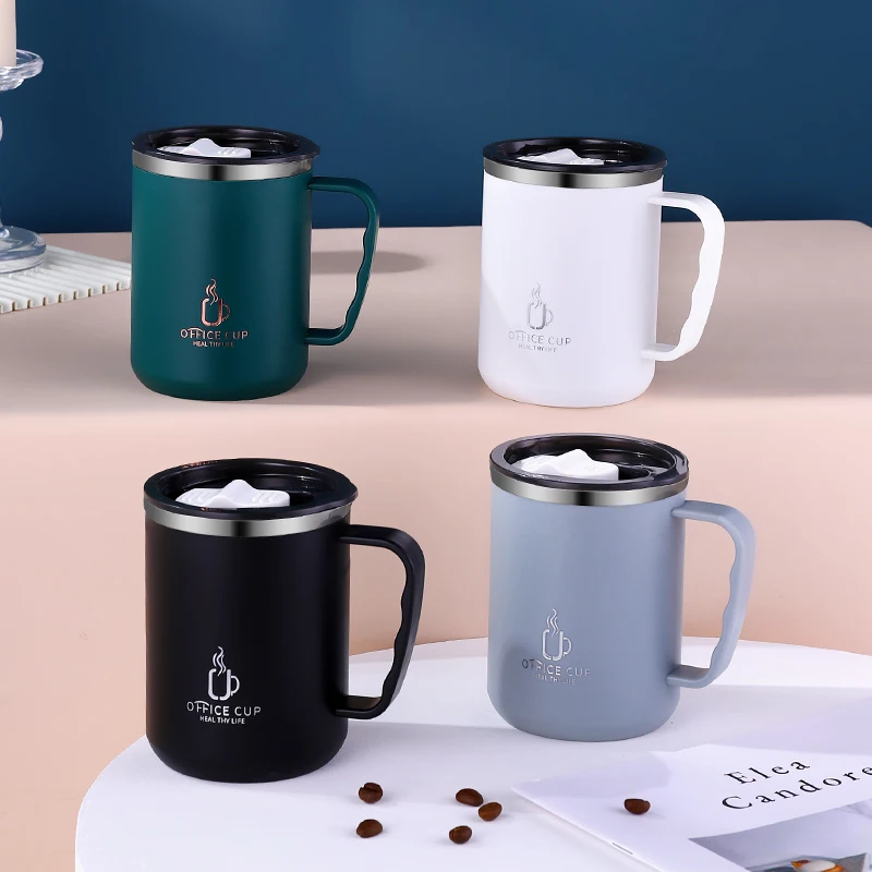 500ml Stainless Steel Water Bottle Double Layers Coffee Mug