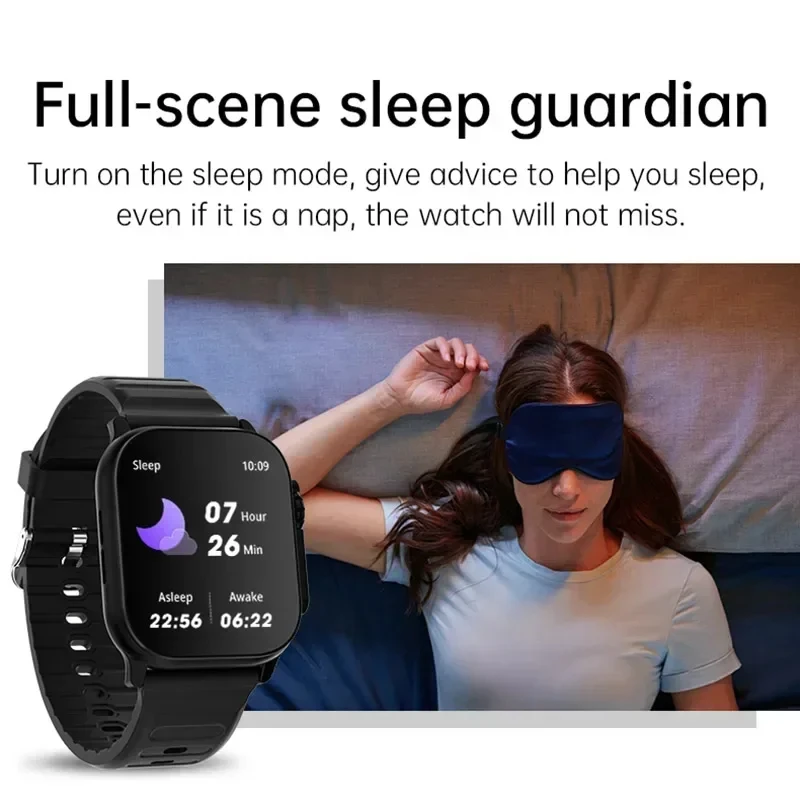 LAXASFIT T900Ultra Bluetooth Call Heart Rate Monitor Smartwatch