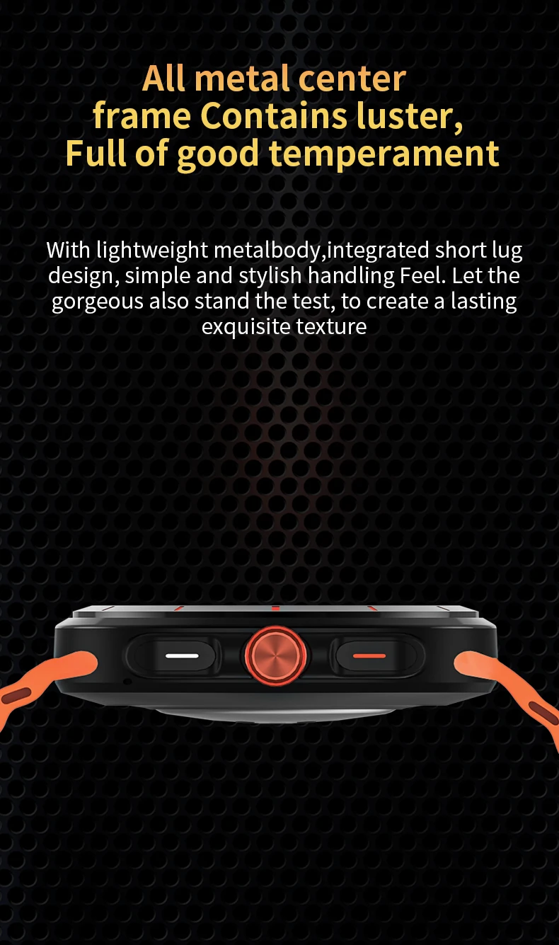 LAXASFIT Watch 7 Ultra Bluetooth Call HD AMOLED Fitness Tracker Smartwatch