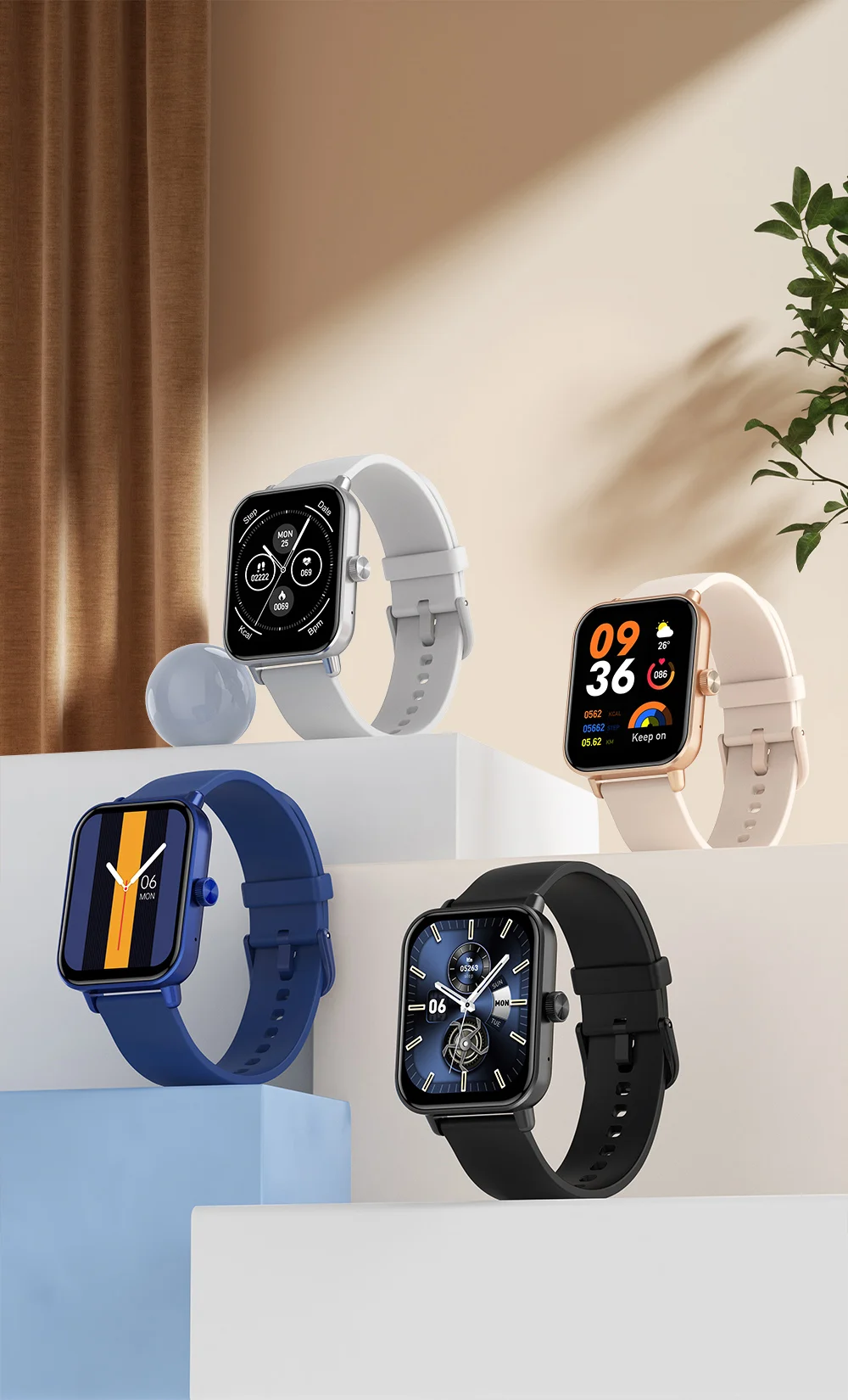 COLMI P81 Voice Calling 1.9'' HD Screen Health Monitor Smartwatch COLMI P81 Voice Calling 1.9'' HD Screen Health Monitor Smartwatch