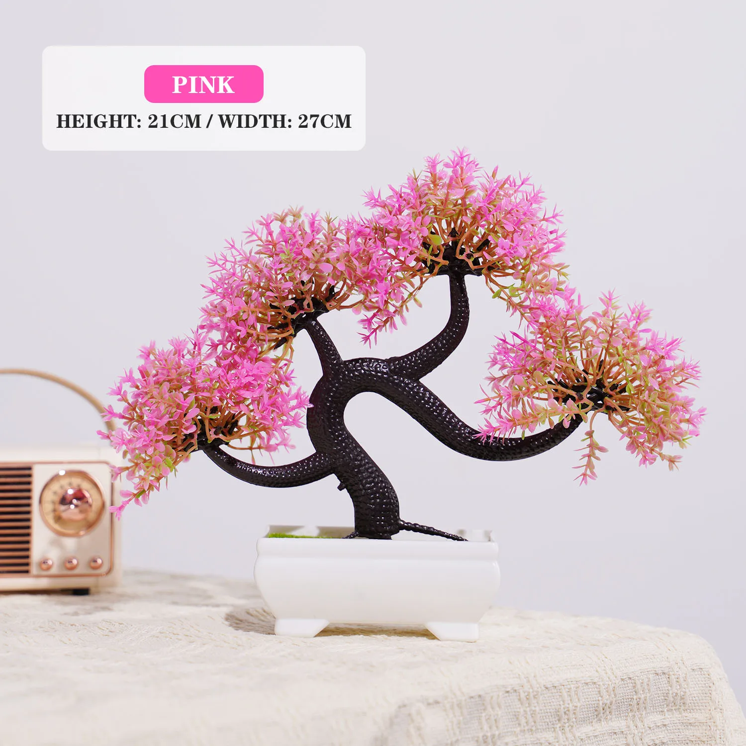 Artificial Plants Bonsai Small Tree Ornaments for Home Decor