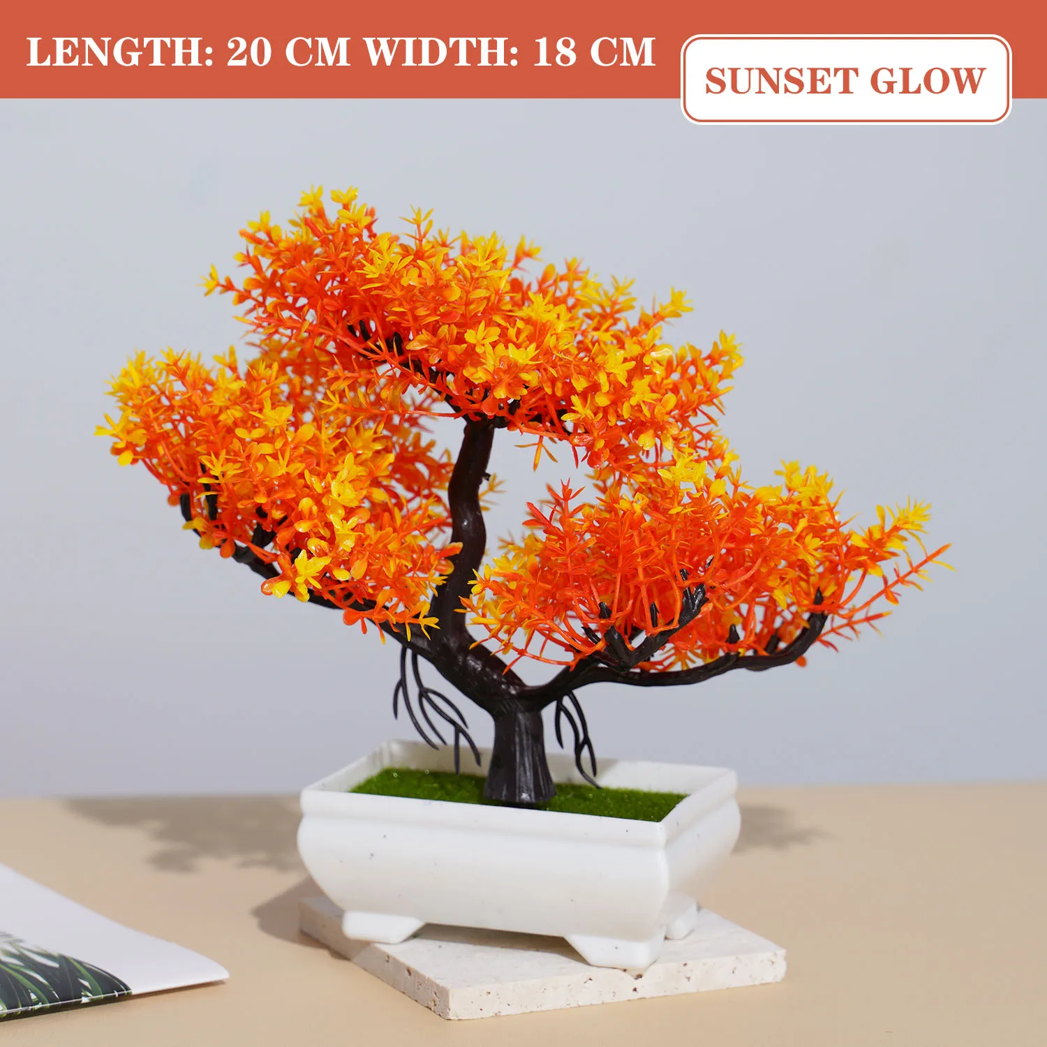 Artificial Plants Bonsai Small Tree Ornaments for Home Decor